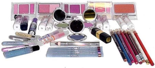 Assorted Cosmetics Set - 20 Pcs. in Pink