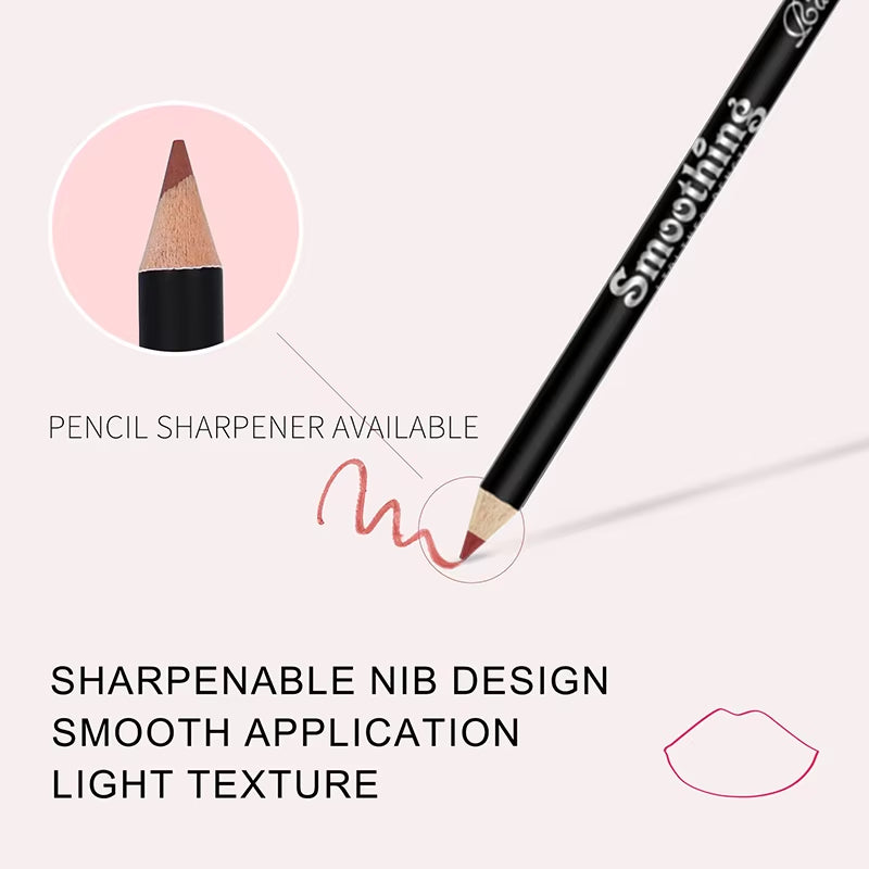 12-Piece Long-Lasting Lipstick Collection with Professional Lip Liner and Matte Lip Gloss for Women's Valentine's Day Gifts